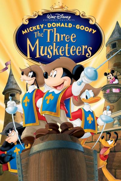 Poster : Mickey, Donald, Dingo  Les trois mousquetaires
