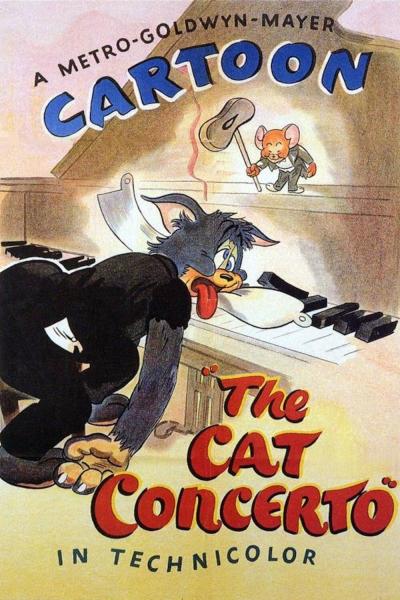 Poster : Tom et Jerry au piano