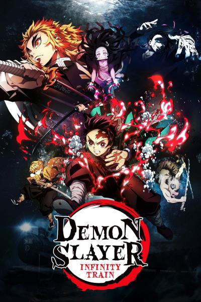 Poster : Demon Slayer : Kimetsu no Yaiba - Le film : Le train de l'Infini